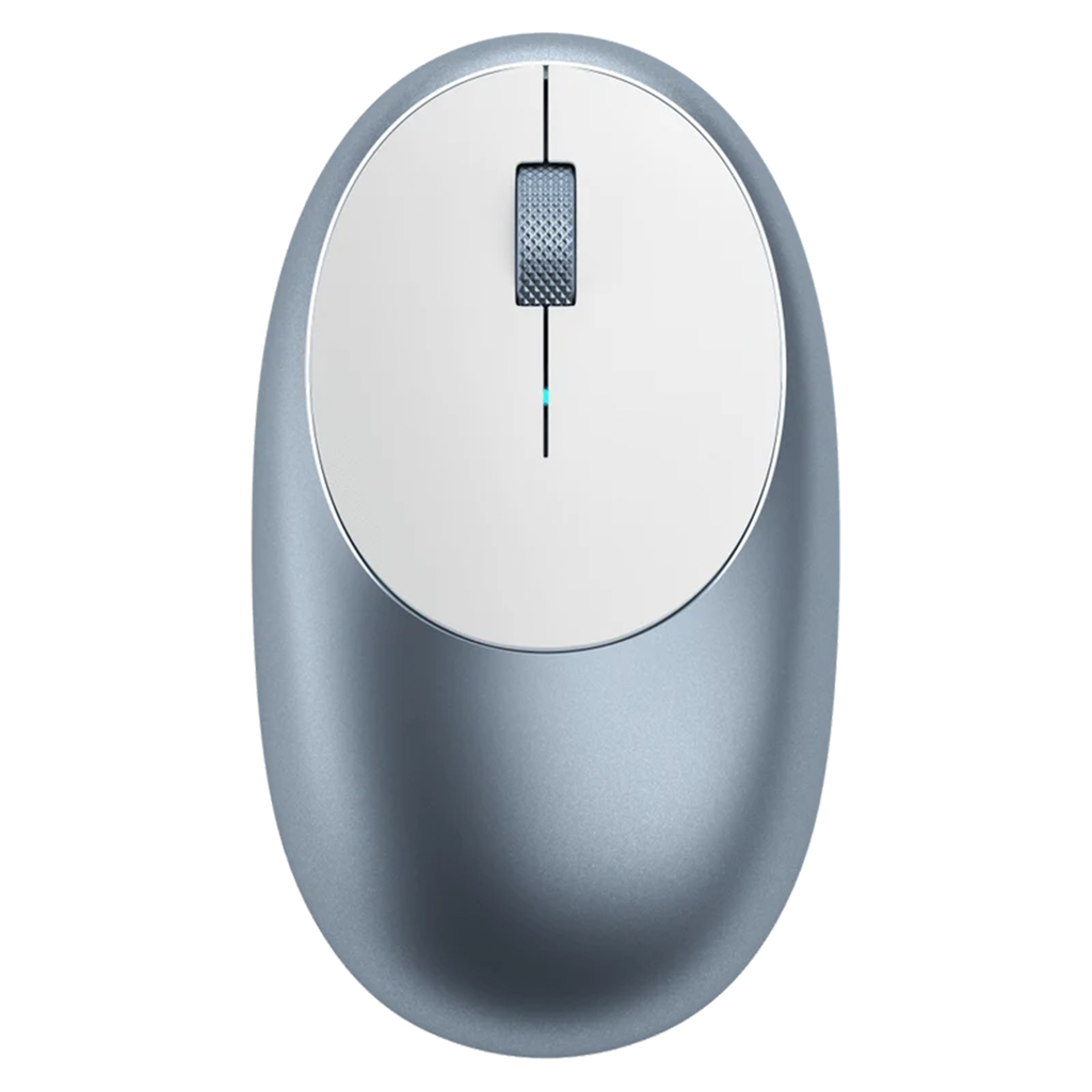 Slim Bluetooth Rechargeable Wireless Mouse, Minimalist Curved Computer Mouse For Office And Portable Workstation