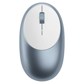 Slim Bluetooth Rechargeable Wireless Mouse, Minimalist Curved Computer Mouse For Office And Portable Workstation