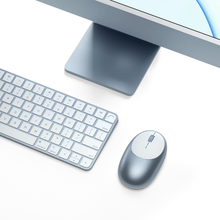 Load image into Gallery viewer, Slim Bluetooth Rechargeable Wireless Mouse, Minimalist Curved Computer Mouse For Office And Portable Workstation