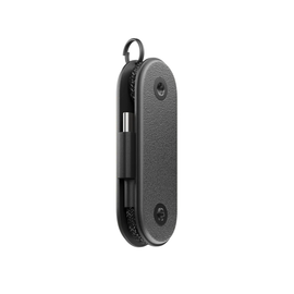 Foldable Usb-C To Usb-C Pocket Connection Cord, Compact Keychain High-Speed Charging Cable