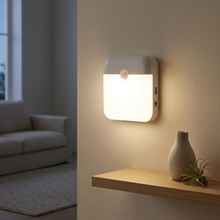 Load image into Gallery viewer, Wireless Motion Activated Led Ambient Light, Rechargeable Adhesive Wall Mount Night Lamp For Indoor Spaces