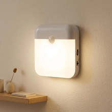 Load image into Gallery viewer, Wireless Motion Activated Led Ambient Light, Rechargeable Adhesive Wall Mount Night Lamp For Indoor Spaces